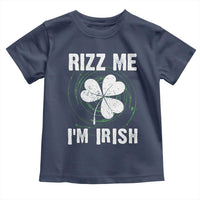 Funny St. Patrick's Day Toddler T Shirt Rizz Me I'm Irish