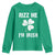 Funny St. Patrick's Day Youth Sweatshirt Rizz Me I'm Irish