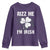 Funny St. Patrick's Day Youth Sweatshirt Rizz Me I'm Irish