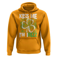 Funny St. Patrick's Day Hoodie Kiss Me I'm iRizz Shamrock