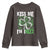 Funny St. Patrick's Day Youth Sweatshirt Kiss Me I'm iRizz Shamrock
