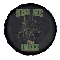 Funny St. Patrick's Day Spare Tire Cover Kiss Me I'm iRizz Cool Leprechaun