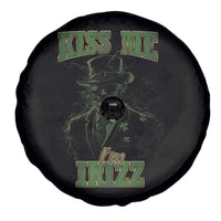 Funny St. Patrick's Day Spare Tire Cover Kiss Me I'm iRizz Cool Leprechaun