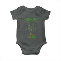 Funny St. Patrick's Day Baby Onesie Kiss Me I'm iRizz Cool Leprechaun