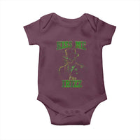 Funny St. Patrick's Day Baby Onesie Kiss Me I'm iRizz Cool Leprechaun