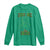 Funny St. Patrick's Day Long Sleeve Shirt Kiss Me I'm iRizz Cool Leprechaun