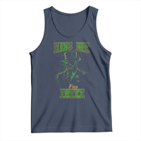 Funny St. Patrick's Day Tank Top Kiss Me I'm iRizz Cool Leprechaun