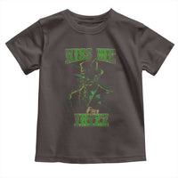 Funny St. Patrick's Day Toddler T Shirt Kiss Me I'm iRizz Cool Leprechaun