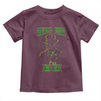 Funny St. Patrick's Day Toddler T Shirt Kiss Me I'm iRizz Cool Leprechaun