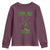 Funny St. Patrick's Day Youth Sweatshirt Kiss Me I'm iRizz Cool Leprechaun