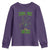 Funny St. Patrick's Day Youth Sweatshirt Kiss Me I'm iRizz Cool Leprechaun