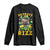Funny St. Patrick's Day Long Sleeve Shirt Skibidi St. Patrizz Cute Dog Leprechaun