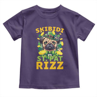 Funny St. Patrick's Day Toddler T Shirt Skibidi St. Patrizz Cute Dog Leprechaun
