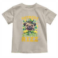 Funny St. Patrick's Day Toddler T Shirt Skibidi St. Patrizz Cute Dog Leprechaun