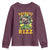 Funny St. Patrick's Day Youth Sweatshirt Skibidi St. Patrizz Cute Dog Leprechaun
