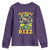 Funny St. Patrick's Day Youth Sweatshirt Skibidi St. Patrizz Cute Dog Leprechaun