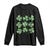 Funny St. Patrick's Day Long Sleeve Shirt Shamrock Lit Rizz Sigma Skibidi Rizzler No Cap Alpha