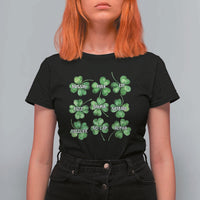 Funny St. Patrick's Day T Shirt For Women Shamrock Lit Rizz Sigma Skibidi Rizzler No Cap Alpha