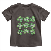 Funny St. Patrick's Day Toddler T Shirt Shamrock Lit Rizz Sigma Skibidi Rizzler No Cap Alpha