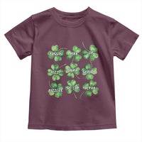 Funny St. Patrick's Day Toddler T Shirt Shamrock Lit Rizz Sigma Skibidi Rizzler No Cap Alpha