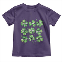 Funny St. Patrick's Day Toddler T Shirt Shamrock Lit Rizz Sigma Skibidi Rizzler No Cap Alpha