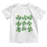 Funny St. Patrick's Day Toddler T Shirt Shamrock Lit Rizz Sigma Skibidi Rizzler No Cap Alpha