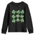 Funny St. Patrick's Day Youth Sweatshirt Shamrock Lit Rizz Sigma Skibidi Rizzler No Cap Alpha
