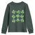 Funny St. Patrick's Day Youth Sweatshirt Shamrock Lit Rizz Sigma Skibidi Rizzler No Cap Alpha