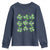 Funny St. Patrick's Day Youth Sweatshirt Shamrock Lit Rizz Sigma Skibidi Rizzler No Cap Alpha