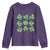Funny St. Patrick's Day Youth Sweatshirt Shamrock Lit Rizz Sigma Skibidi Rizzler No Cap Alpha