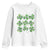 Funny St. Patrick's Day Youth Sweatshirt Shamrock Lit Rizz Sigma Skibidi Rizzler No Cap Alpha