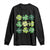 Funny St. Patrick's Day Long Sleeve Shirt Lit Rizz Sigma Skibidi Rizzler No Cap Alpha
