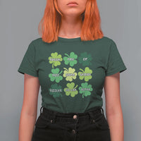 Funny St. Patrick's Day T Shirt For Women Lit Rizz Sigma Skibidi Rizzler No Cap Alpha