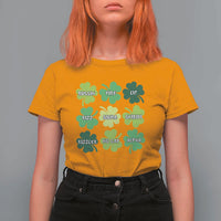 Funny St. Patrick's Day T Shirt For Women Lit Rizz Sigma Skibidi Rizzler No Cap Alpha