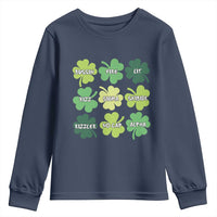 Funny St. Patrick's Day Youth Sweatshirt Lit Rizz Sigma Skibidi Rizzler No Cap Alpha