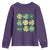 Funny St. Patrick's Day Youth Sweatshirt Lit Rizz Sigma Skibidi Rizzler No Cap Alpha