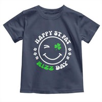 Funny St. Patrick's Day Toddler T Shirt Happy St Pat Rizz Day Shamrock Lucky Face