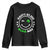 Funny St. Patrick's Day Youth Sweatshirt Happy St Pat Rizz Day Shamrock Lucky Face