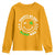 Funny St. Patrick's Day Youth Sweatshirt Happy St Pat Rizz Day Shamrock Lucky Face