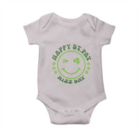 Funny St. Patrick's Day Baby Onesie Happy St Pat Rizz Day Lucky Shamrock Face