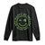 Funny St. Patrick's Day Long Sleeve Shirt Happy St Pat Rizz Day Lucky Shamrock Face