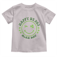 Funny St. Patrick's Day Toddler T Shirt Happy St Pat Rizz Day Lucky Shamrock Face