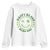 Funny St. Patrick's Day Youth Sweatshirt Happy St Pat Rizz Day Lucky Shamrock Face