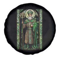 St. Patrick's Day Spare Tire Cover Saint Patrick Art Aesthetic Stained Glass