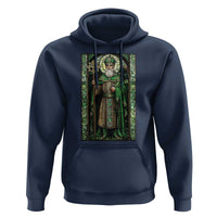 St. Patrick's Day Hoodie Saint Patrick Art Aesthetic Stained Glass
