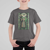 St. Patrick's Day T Shirt For Kid Saint Patrick Art Aesthetic Stained Glass