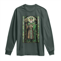 St. Patrick's Day Long Sleeve Shirt Saint Patrick Art Aesthetic Stained Glass