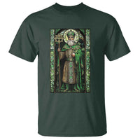 St. Patrick's Day T Shirt Saint Patrick Art Aesthetic Stained Glass