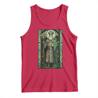 St. Patrick's Day Tank Top Saint Patrick Art Aesthetic Stained Glass