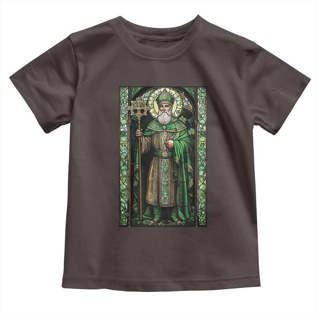 St. Patrick's Day Toddler T Shirt Saint Patrick Art Aesthetic Stained Glass